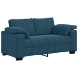  Dvosjed Plavi 160x77x82 cm Baršun | shoptok.hr