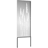  Privatnost u vrtu Cvjetni Srebrno 50 x 140 cm Pocinčani čelik | shoptok.hr