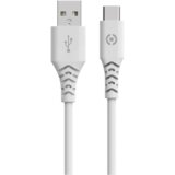 Celly kabel USB-A u USB-C 1,5 m Planet Collection, bijela | shoptok.hr