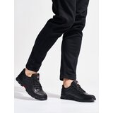 Shelvt Men's Black Sports Shoes Cene