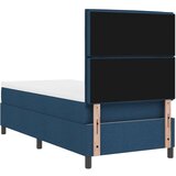  Vzmetnica z box spring temno modra 100x200 cm tkanina, (22081183) | Shoptok.si