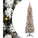 vidaXL Umjetno božićno drvce s stalakom Zelena i bijela 180 cm | shoptok.hr