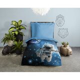 Good Morning Plava pamučna dječja posteljina za krevet za jednu osobu 140x200 cm Astronaut – | shoptok.hr