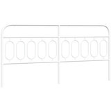 vidaXL Kovinsko vzglavje belo 200 cm | Shoptok.si