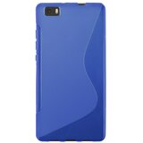  Gumijasti / gel etui S-Line za Huawei P8 - modri Cene