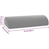 Jastučić za noge Siva 52 x 20 x 11 cm Pjena za pamćenje | shoptok.hr