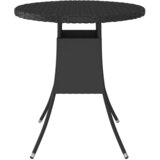 Vrtni stol crni 70 x 70 x 73 cm od poliratana | shoptok.hr