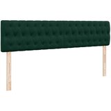  Krevet s madracem tamnozeleni 200x200 cm baršun - Tamnozelena 200 x 200 cm Dizajn s gumbima | shoptok.hr