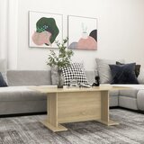  Stolić za kavu boja hrasta sonome 103,5 x 60 x 40 cm od iverice | shoptok.hr