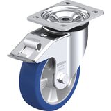 Blickle Vrtljivo kolo iz jeklene pločevine LK-ALBS-FI, kolo s Ø 160 mm, nosilnost 580 kg, mere ploščice 140 x 110 mm | Shoptok.si