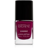 Gabriella Salvete Longlasting Enamel dolgoobstojen lak za nohte s sijajem 11 ml odtenek 22 Bordó Cene