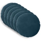  Presvlaka za jastuk 6 pcs HEERLEN Plava Ø 40 cm Baršun Cijene