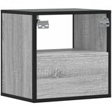  Zidni noćni ormarići 2 kom Sivi Sonoma 40x31x39,5 cm | shoptok.hr