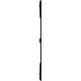  Zidno uzglavlje crni 159,5x3x110 cm od masivne borovine | shoptok.hr