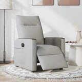 Maison Chic Električni naslanjač - Relax naslanjač sivo blago, (22062614) | Shoptok.si