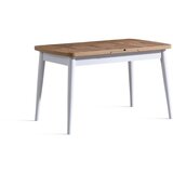 Hanah home milla - white, natural whitenatural extendable dining | ePonuda.com