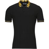 Versace Jeans Couture Polo majice kratki rokavi GAGT05 Črna Cene