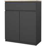 Tvilum Temno siva komoda 80x100x40 cm Naia – | Shoptok.si