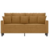  Dvosjed smeđi 140 cm baršunasti | Eponuda.com