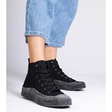Gemre Black high-top platform sneakers Guerrino | Shoptok.si