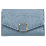 Verde Novčanik ženski manji sa elegantnom kopcom 1433, 15×3×10.5 cm svetlo plava ( 16NZV1433EA ) Cene