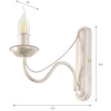  Zidna lampa ANTON 1xE14/60W/230V bela patina | Eponuda.com