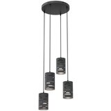 Visilica na sajli TANK, 4xE27/15W/230V, prečnik 36 cm, crna | Eponuda.com