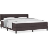  Postelja boxspring z vzmetnico Temno rjava 180 x 200 cm, (5000127301) Slike
