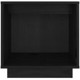  Noćni ormarići 2 kom crni 40 x 30 x 40 cm od masivne borovine | shoptok.hr