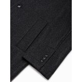 Ombre Men's lightweight single-breasted coat - graphite | Shoptok.si