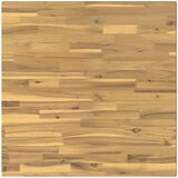  80 x 80 x 75 cm Čvrsto drvo akacije Bijela i crna Četvrtasti | shoptok.hr