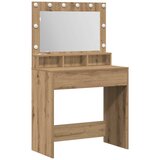 Toaletni stol s policom Umjetnički hrast 75,5 x 41 x 135 cm | shoptok.hr