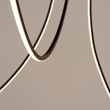 Thoro Crna LED viseća svjetiljka aluminijska ALVAR &amp;ndash; Slike