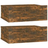 vidaXL viseći noćni ormarići 2 kom boja hrasta 40 x 30 x 15 cm drveni Cijene