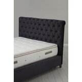 Hanah home deluxe set 150 x 200 v2 anthracite dvostruki dušek, baza i uzglavlje