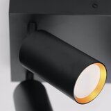 Brilagi LED RGBW prigušiva spot svetiljka SELE SQUARE 4xGU10/6,5W/230V crna/zlatna | Eponuda.com