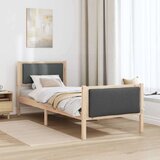  Okvir za krevet Tamno siva 80 x 200 cm tkanina | shoptok.hr