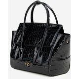 Nobo Small Box Bag with Embossed Pattern BAG5800-M20 Black | Shoptok.si