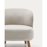 Kave Home Kremno bel fotelj iz šenilje Ulit – | Shoptok.si