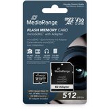 Mediarange Germany MEMORIJSKE KARTICE 512GB MICRO SDXC/UHS-1/+ADAP C10/MR947 | Eponuda.com