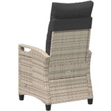  Ležaljke u vrtu 56 x 60 x 112 cm čelik - Svjetlosiva i tamnosiva | shoptok.hr