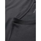 Ombre Men's BASIC classic cotton T-shirt with a serape neckline - graphite | shoptok.hr