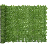 Balkonski zastor sa zelenim lišćem 600 x 150 cm