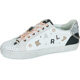 Karl Lagerfeld Nizke superge SKOOL Karl State of Mind Lo Lace Bela | Shoptok.si
