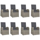  9-dijelni vrtni blagovaonski set sivi od poliratana | shoptok.hr