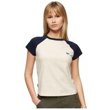 Superdry Majice s kratkimi rokavi T-shirt Essential Logo Raglan Bež Cene
