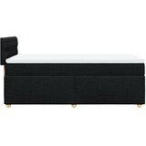  Box spring krevet s madracem crni 80 x 200 cm od tkanine | shoptok.hr