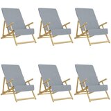  Ručnici za plažu 6 kom sivi 60 x 135 cm od tkanine 400 GSM | Eponuda.ba