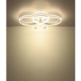 Globo 67377-90 - LED prigušiva plafonska svetiljka FRANCINE LED/90W/230V srebrna+daljinski upravljač | Eponuda.com