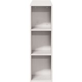 vidaXL Vzglavje s predelki bela 100 cm trdna borovina | Shoptok.si